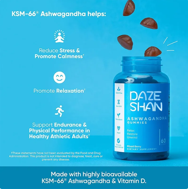 Gomitas Calm Boost con Ashwagandha KSM-66